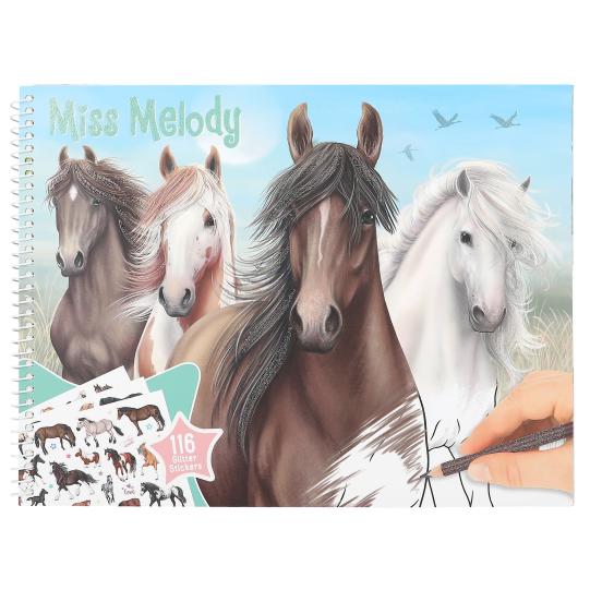 Miss Melody Pferde Malbuch