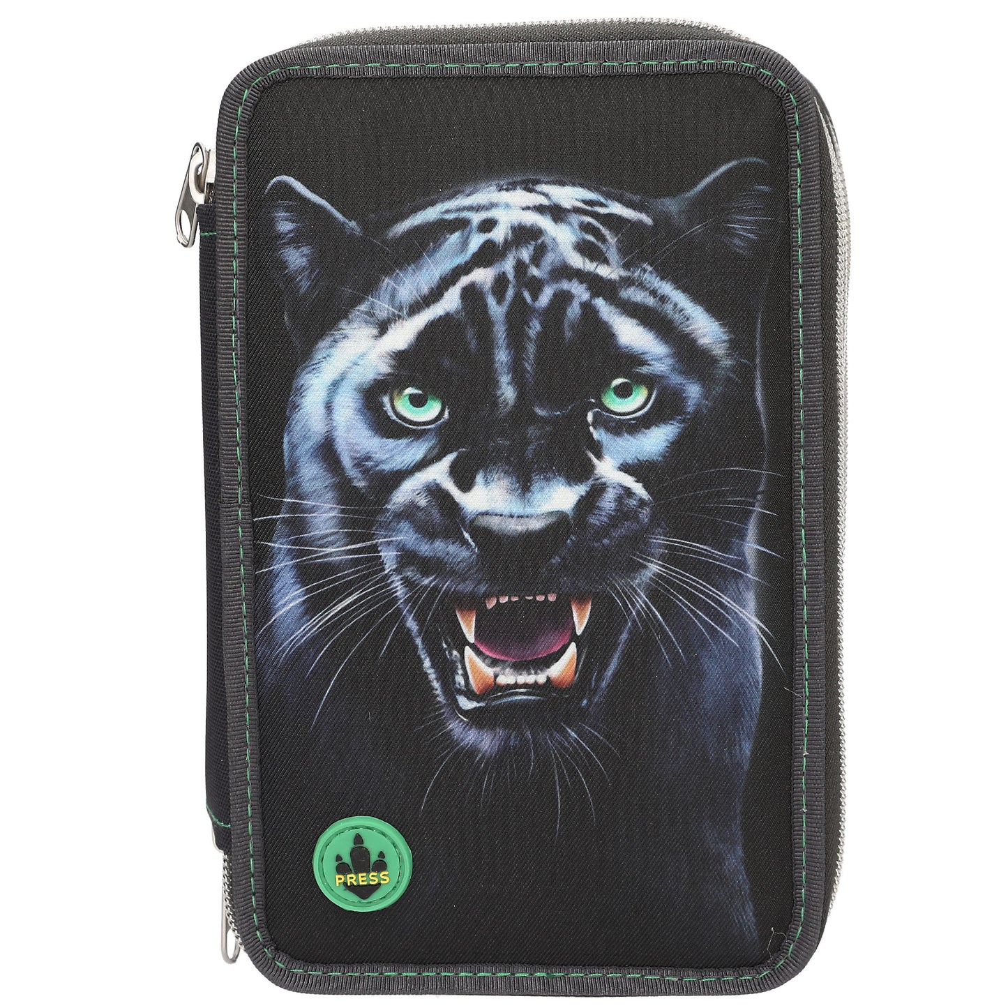 Adventure World 3 Fach Federtasche LED PANTHER