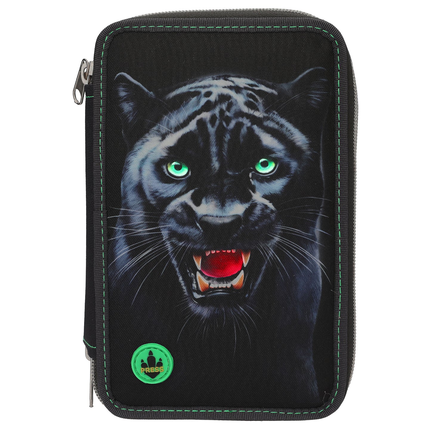 Adventure World 3 Fach Federtasche LED PANTHER