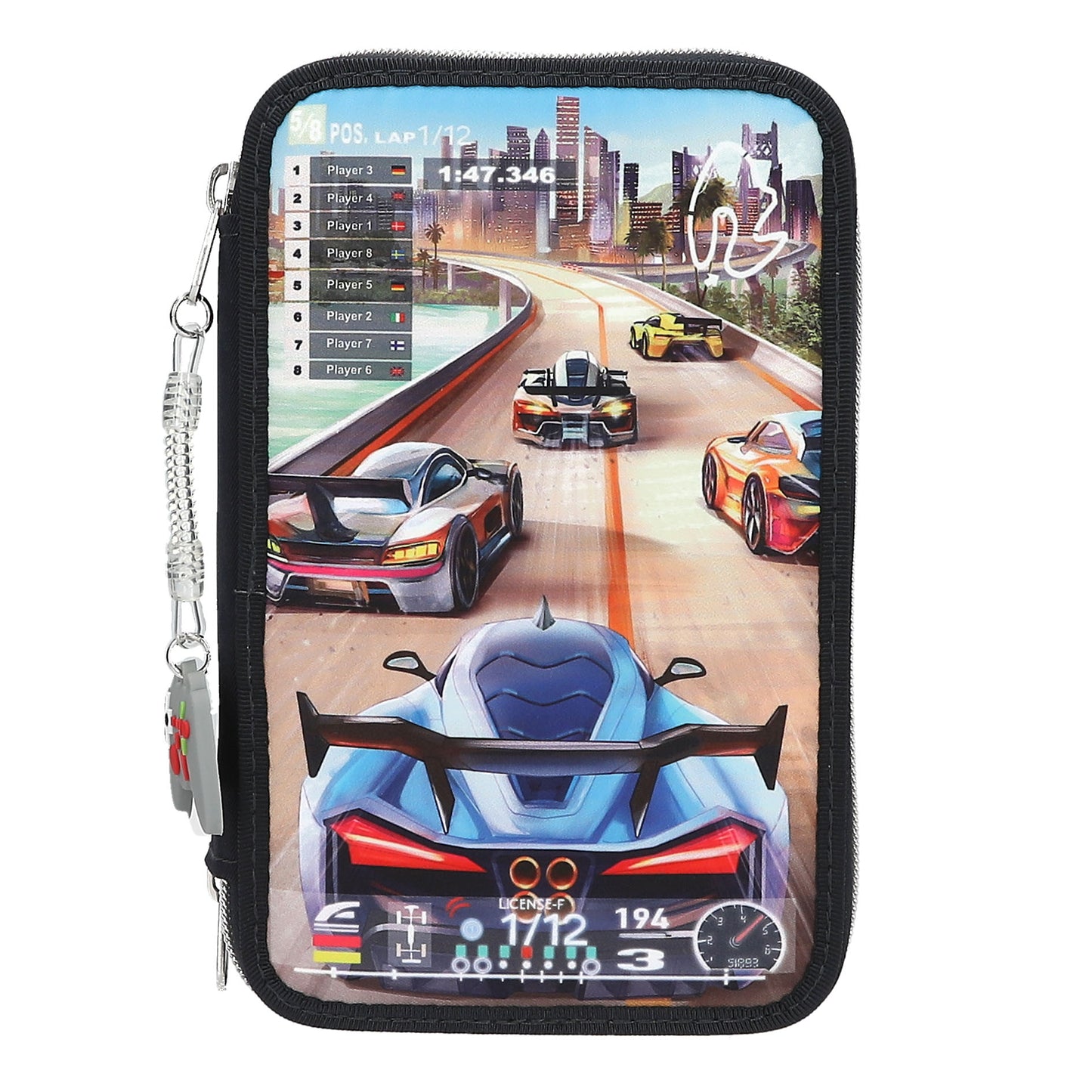 Action World 3 Fach Federtasche Gaming