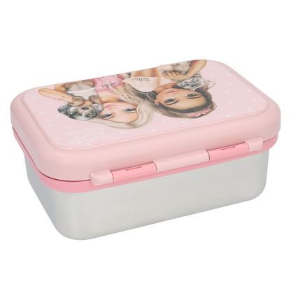 TOPModel Brotdose Edelstahl rosa