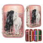 Miss Melody 3 Fach Federtasche BLOSSOM PONY