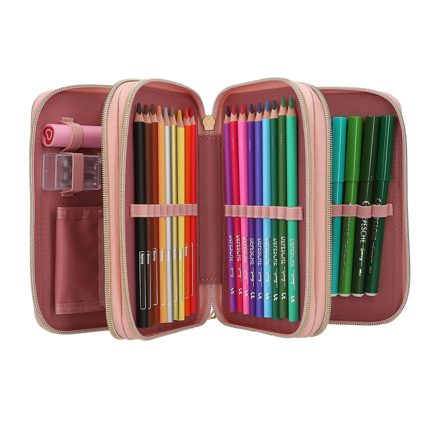 Miss Melody 3 Fach Federtasche BLOSSOM PONY