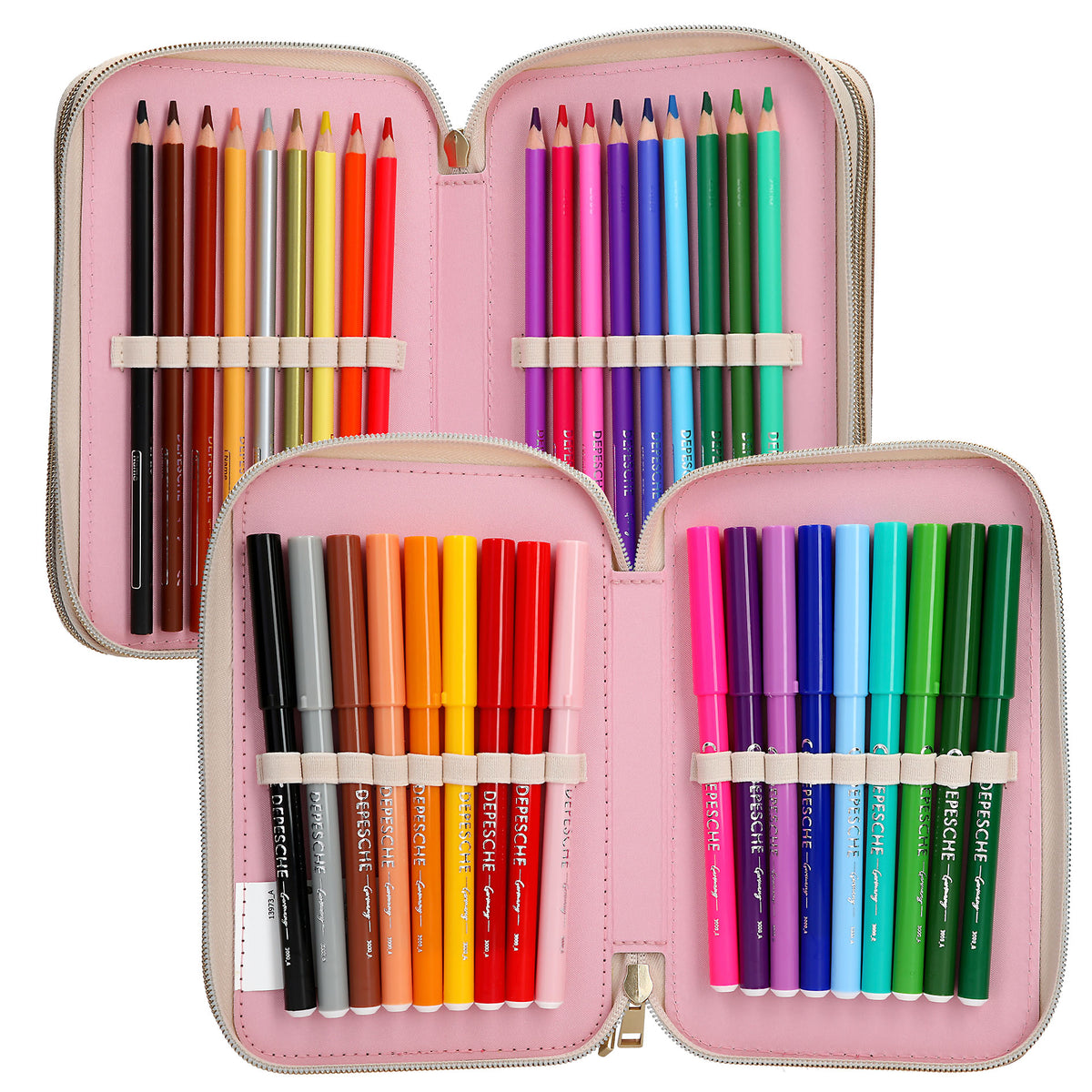 Depesche Miss Melody 3-Fach Federmappe