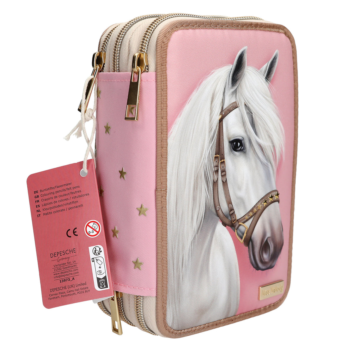 Depesche Miss Melody 3-Fach Federmappe
