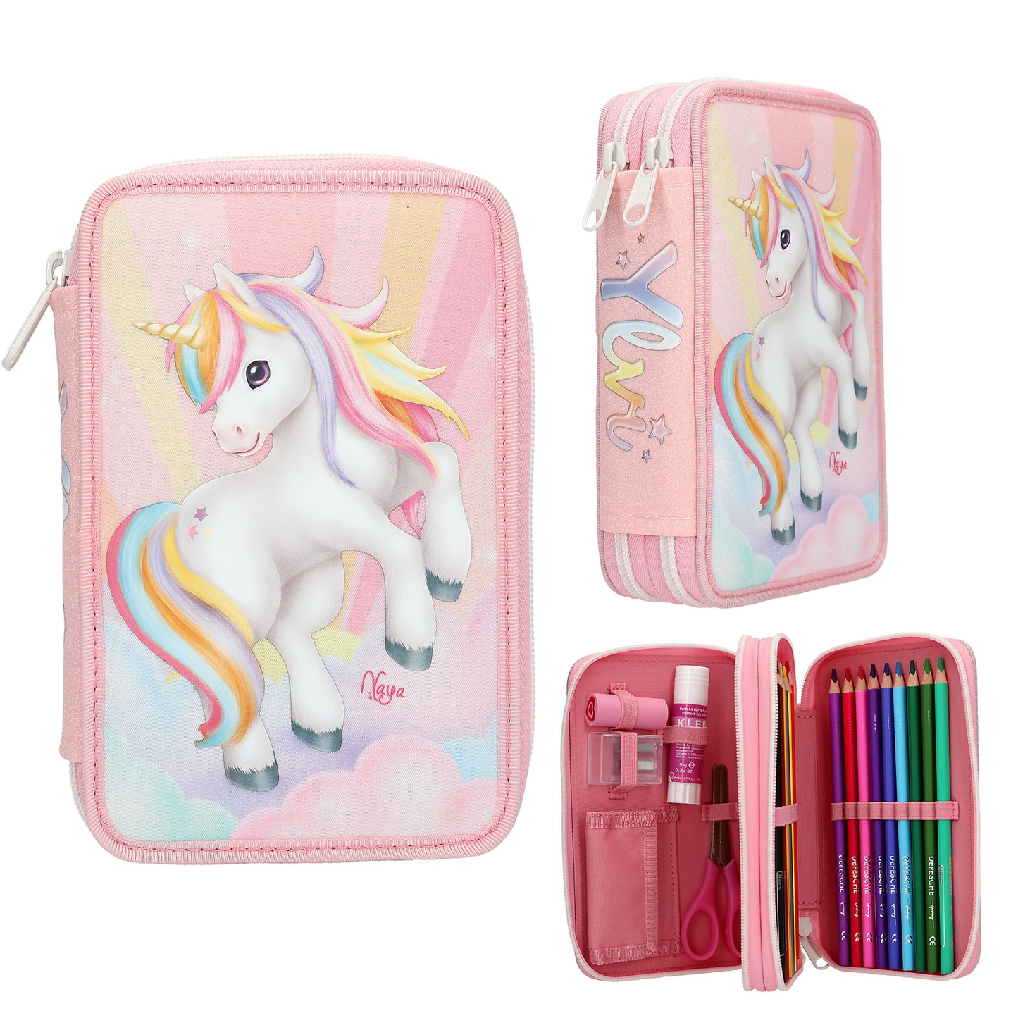 Ylvi 2 Fach Federtasche SUGAR  POP