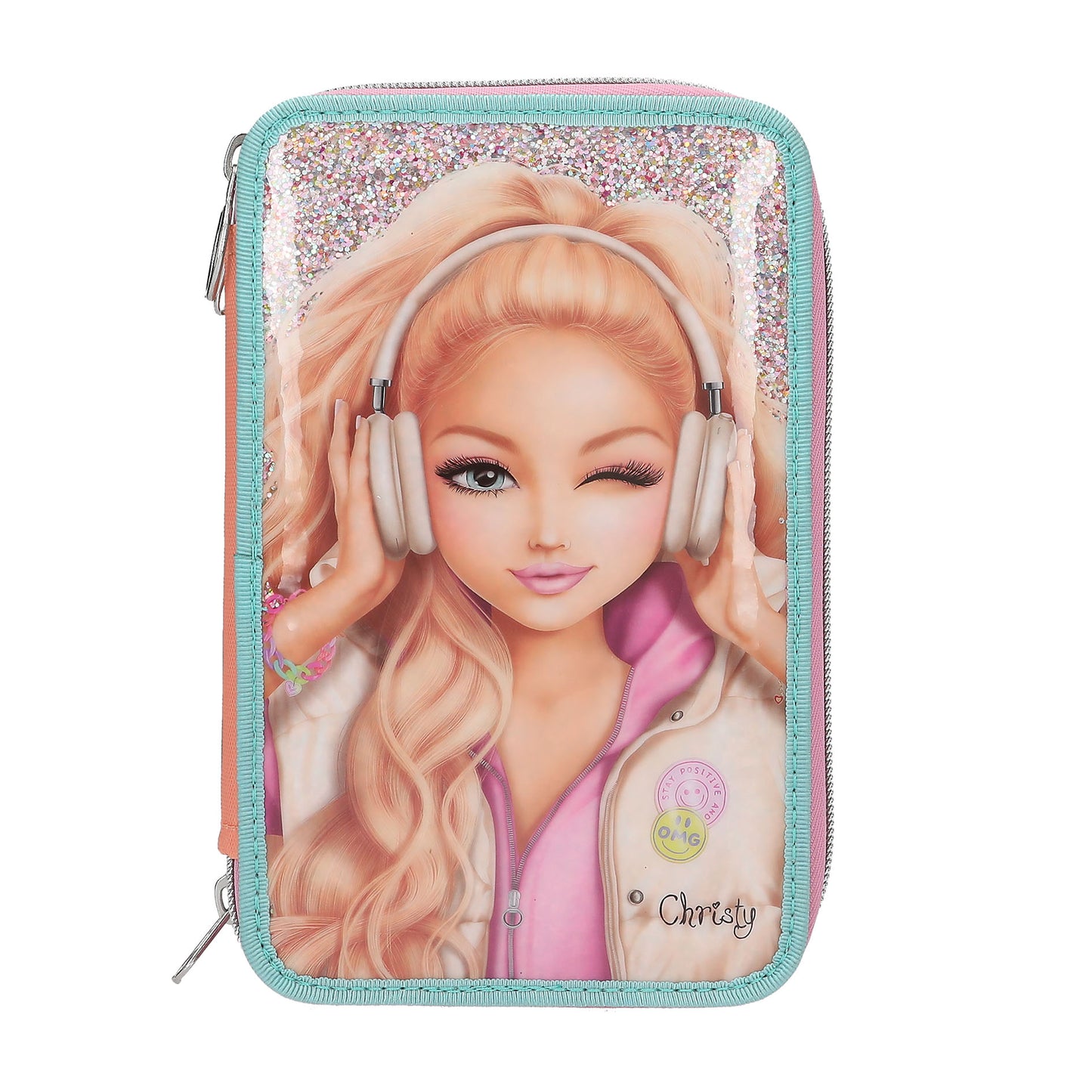 TOPModel 3 Fach Federtasche MUSIC