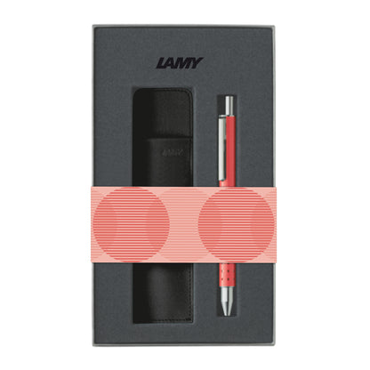 Lamy Tintenroller swift sunset Set mit Lederetui